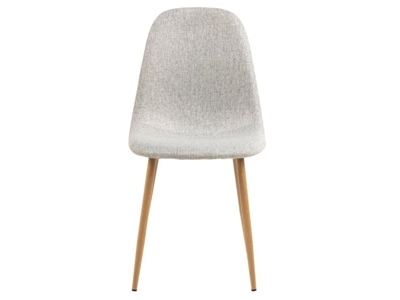 Krzesło Celia szare jasne/ naturalne - ACTONA